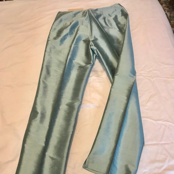 NWOT - Silk Evening Slacks - Nordstrom - Size 12 -100% silk - Picture 1 of 6
